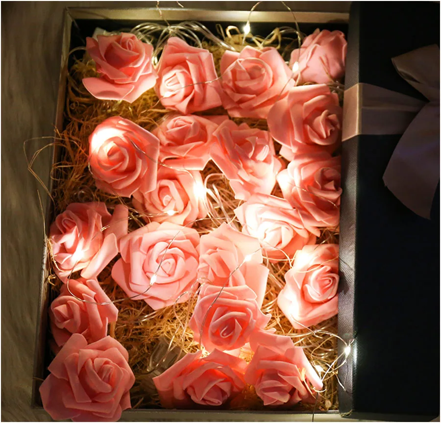 Светодиодная подводная свеча погружная гирлянда из медной проволоки 20