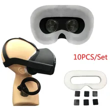 10 шт одноразовая маска для глаз Накладка для VR Ouclus Quest/Rift cv1/Rift S Гигиеническая защита от пота VR гарнитура Подушечка Для лица Аксессуары