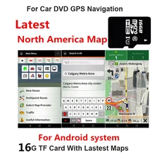 16 ГБ Микро карта sd-карта памяти Последние США Канада Мексика карта для Android система автомобиля gps навигация