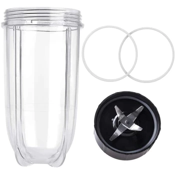 

Replacement Cups, 4PCS,SET Replacement Parts for 250W Blender Juicer/Mixer MB1001 Accessories