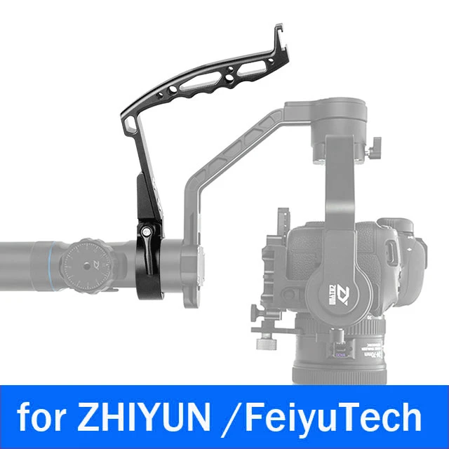 Серый Рукоятка-слинг, удлинитель, рукоятка для DJI Ronin SC Ronin S Zhiyun Crane 2 Crane Plus, ручной карданный стабилизатор, кронштейн - Цвет: Серый