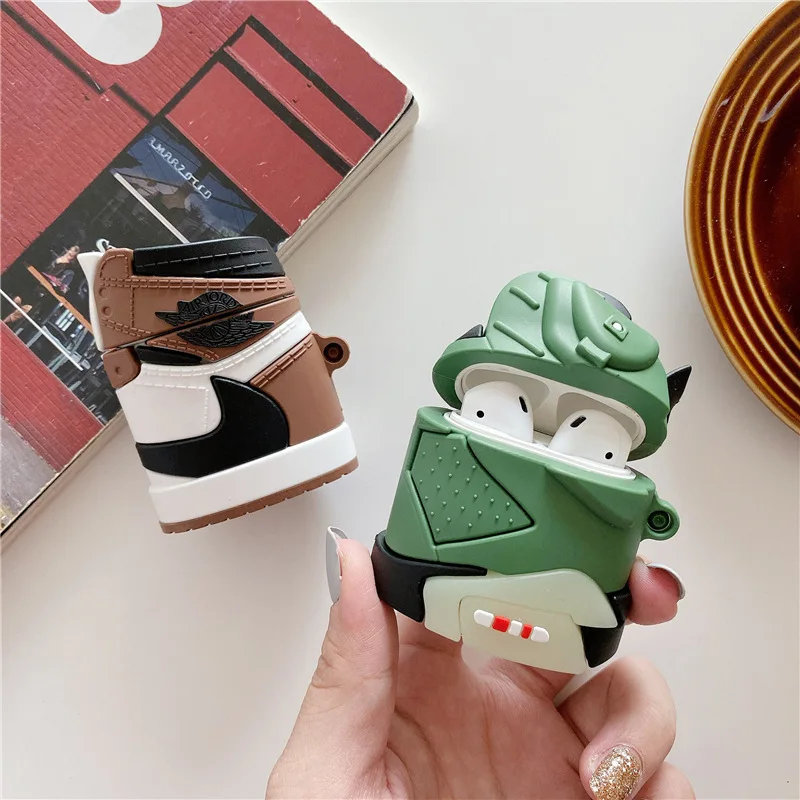 

Case for Apple Airpods 1 2 3 Pro Luminous Shoe Soft Silicone Bluetooth Headset Protective Cover for AirPods Pro3 Earphone Case