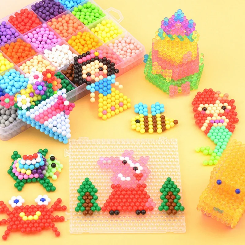 Новые Diy магические шарики с водяным туманом, игрушки для детей, формы в виде животного, ручная работа, головоломка, детские развивающие игрушки# p