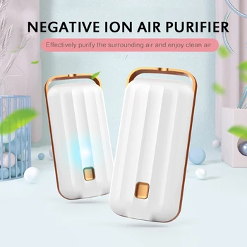 

New Portable Anion Air Purifier Necklace Air Purifier Small Neck Air Purifier Prevent PM2.5 Formaldehyde Necklace Accessories