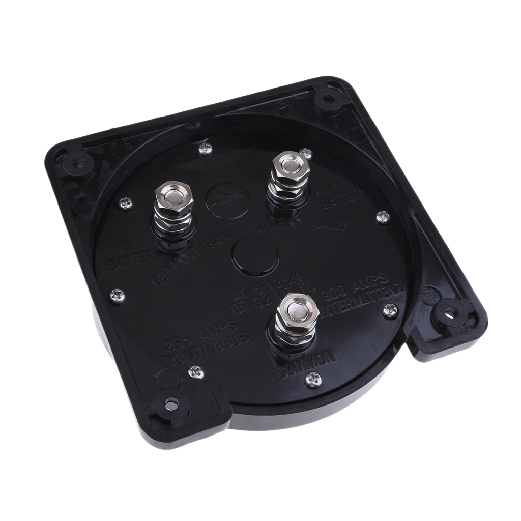 Battery Relay Isolator and Relay Extra Heavy Duty Dual Battery Isolator Switch For 6V-32V 300AMP