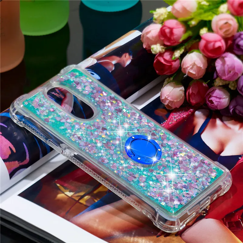 Чехол для LG Stylo 5 Finger Ring чехол телефона Stylus 3 4 Q LS777 мягкий блестящий накладка с