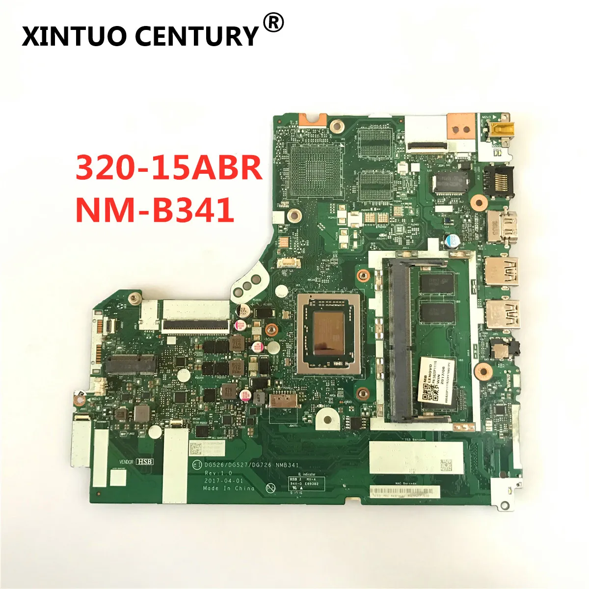 NM-B341 материнская плата DG526 DG527 DG726 NMB341 для Lenovo IdeaPad 320-15ABR Материнская ноутбука A12-9720P