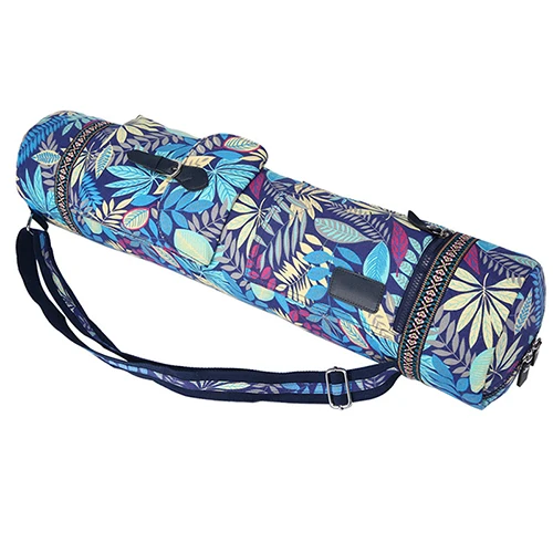 Multi 71x17 cmYoga коврик сумка-переноска прочный холщовый хлопковый рюкзак для йоги Йога сумка для переноски ремень на шнурке сумки для пилатеса коврик сумка - Цвет: Multi