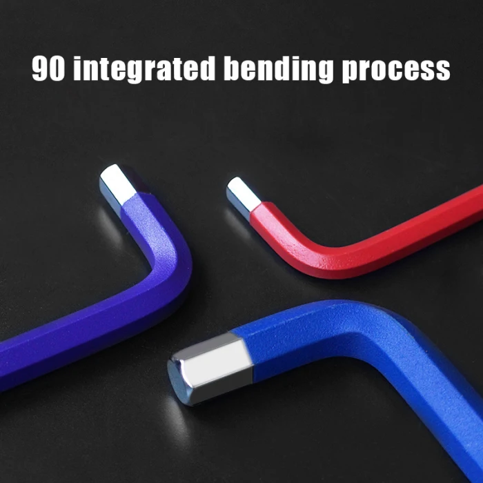 9pcs Allen Wrench Hex Key Set Folding Hex Key Wrench High Hardness Tool Set Car Repairs Tool WWO66