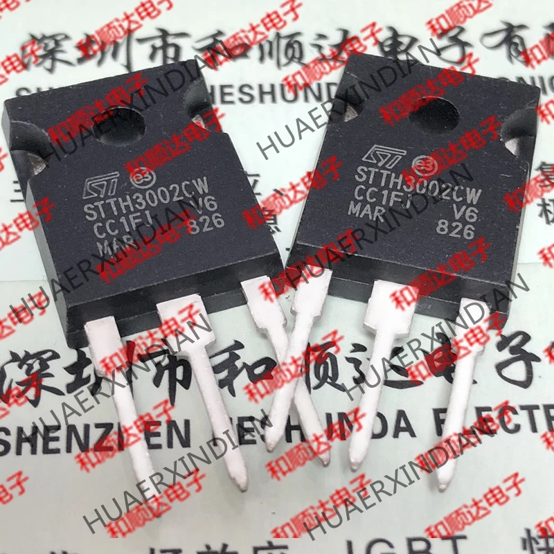 10 шт./лот и STTH3002CW-247 200V 50A