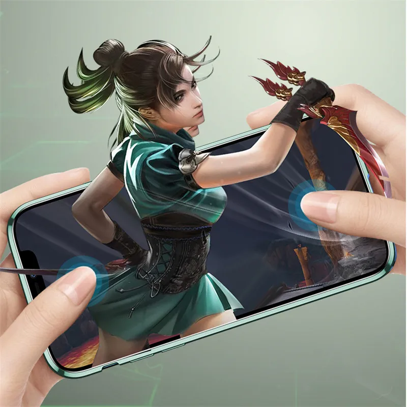 Магнитный чехол класса Xs Max для iPhone Xr, чехол с металлической рамкой, закаленное стекло, прозрачный чехол для iPhone 7 8 Plus X 11 Pro Max, чехол
