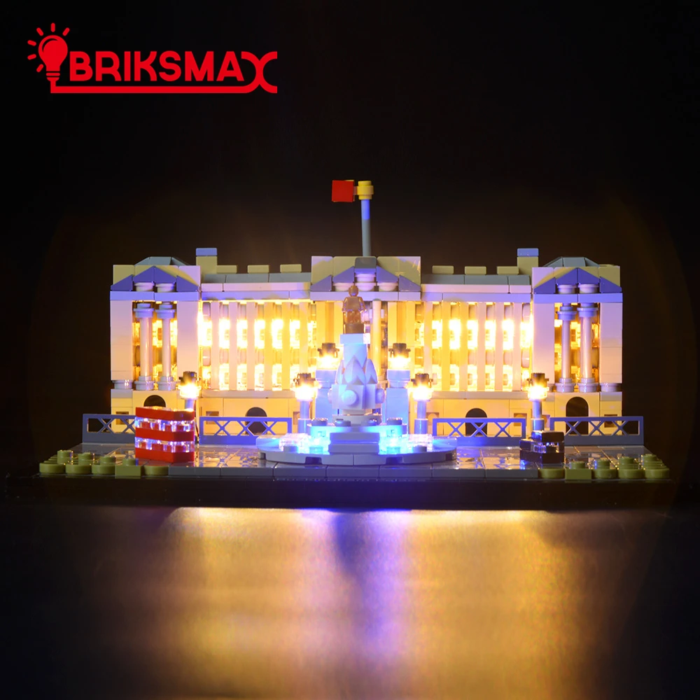 

BriksMax Led Light Kit For Architecture Buckingham Palace Building Lighting Set Compatible With 21029 (NOT Include The Model)