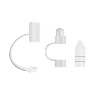 

For Apple Pencil Cap Holder / Nib Cover / Cable Adapter Tether For iPad Pro Pencil Silicone Case Cover 3 In 1 Stylus Accessories
