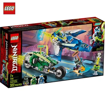 

LEGO Blocks Phantom Ninja Jay and Lloyd's Speed Racing 71709-322pcs/pzs -7years old Children Toys Festival Gift