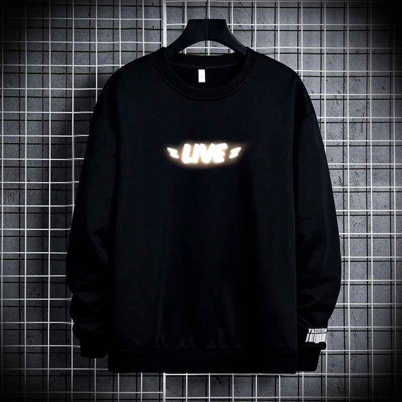 

Cool Hoodie Spring Summer High Quality Brand Hoodies Loose-Fit Crewneck Sweatshirt Handsome Men Tops Streetwear Style Clothing