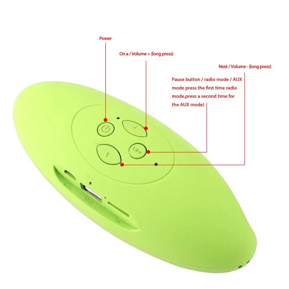 Мини Bluetooth динамик портативный беспроводной звуковая система 3D стерео музыка
