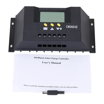 

Hot 12V/24V 30A LCD Solar Charger Controller Auto Battery Solar Regulator for Lighting PWM controlador de carga painel