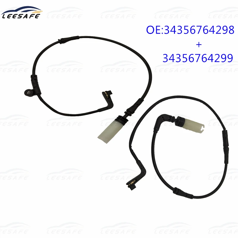 Front + Rear Brake Pad Wear Sensor 34356764298 34356764299 For Bmw 5