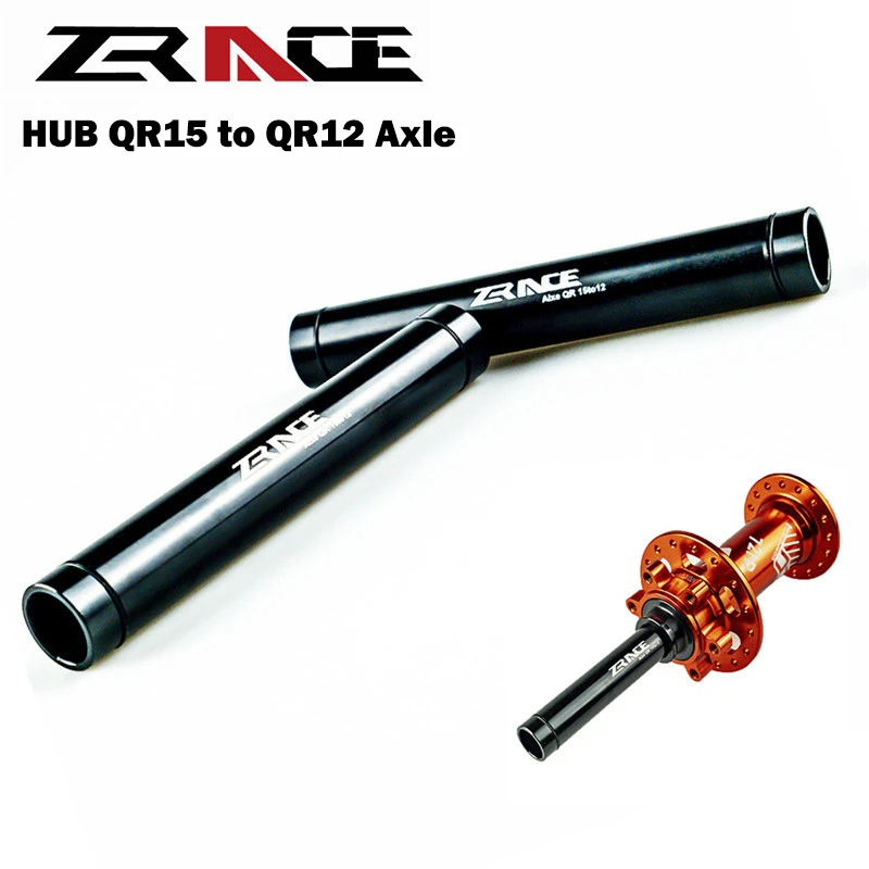 Vélo Adaptateur QR de 15 mm à 12 mm Réducteur de taille à dégagement rapide