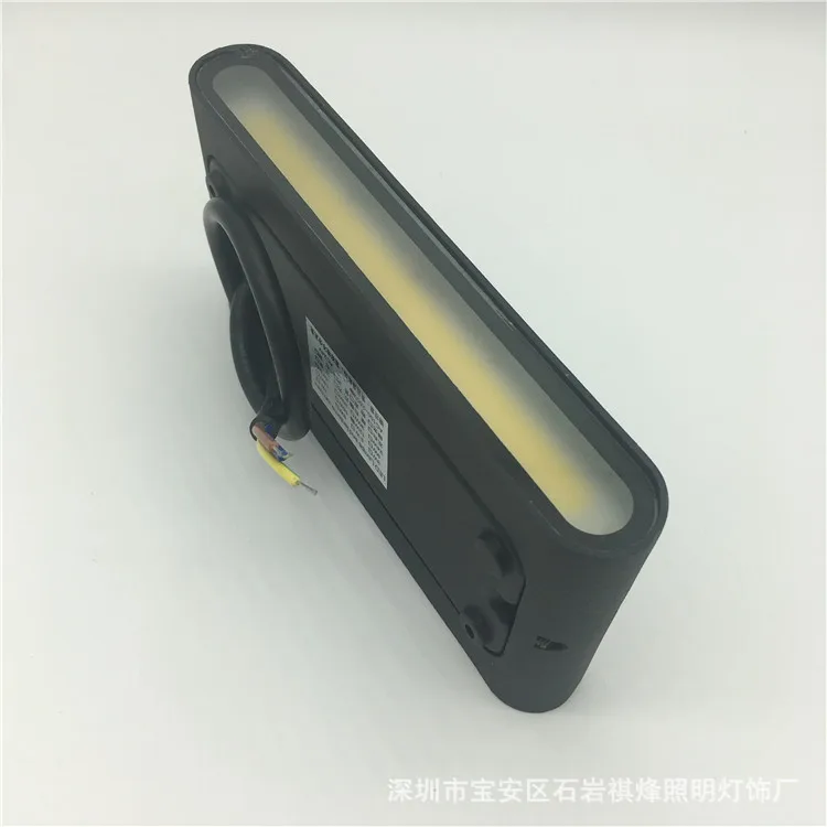 LED Modern Wall Lamp Outdoor Waterproof Wall Lamp Square Garden Lamp Exterior Wall Hallway Balcony Ultra-Thin-6w12w