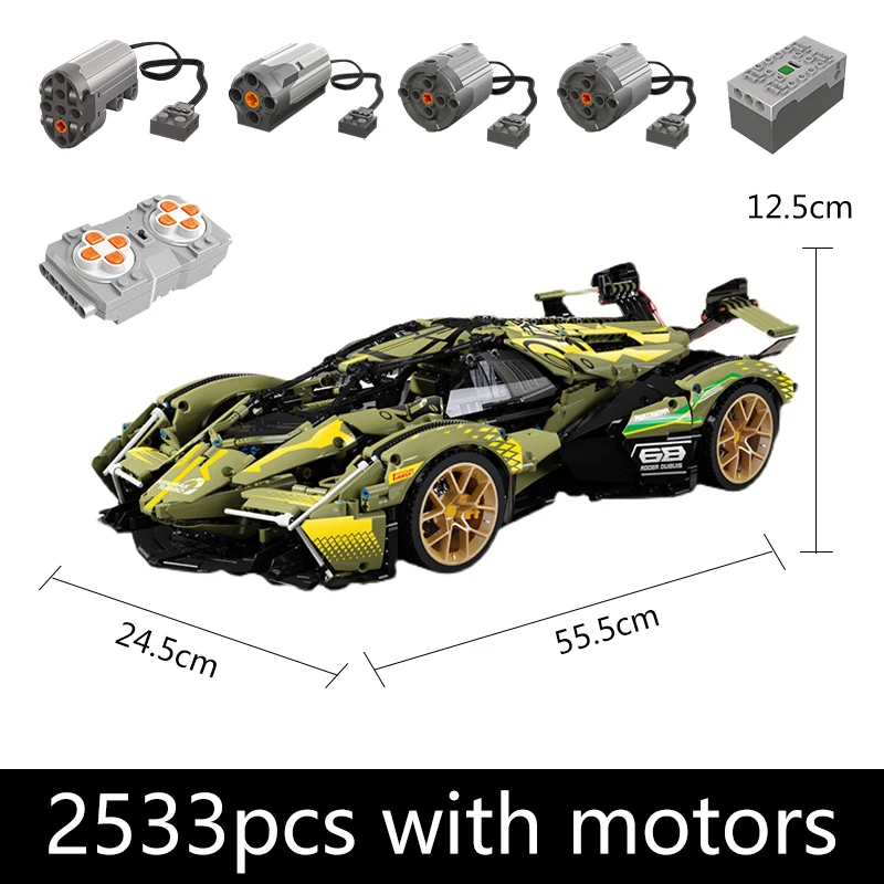 2527pcs with motors
