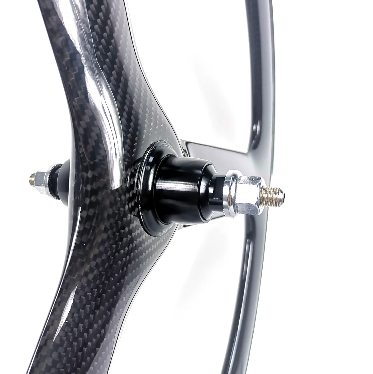 Tri Spoke Carbon Fixie Spoke Wheels PRO SPOKE CARBON TEXTREME Velo7