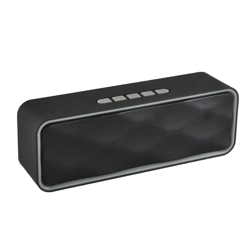 Серый Bluetooth 4,2 беспроводной динамик открытый портативный стерео динамик HD аудио встроенный двойной привод динамик громкой связи TF слот для карты - Цвет: Серый