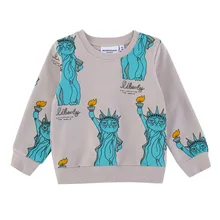 Для мальчиков и девочек, хлопчатобумажные топы и Штаны детский Лонгслив футболку Детские комплекты с рисунком кота; модная осенняя одежда ins свитер