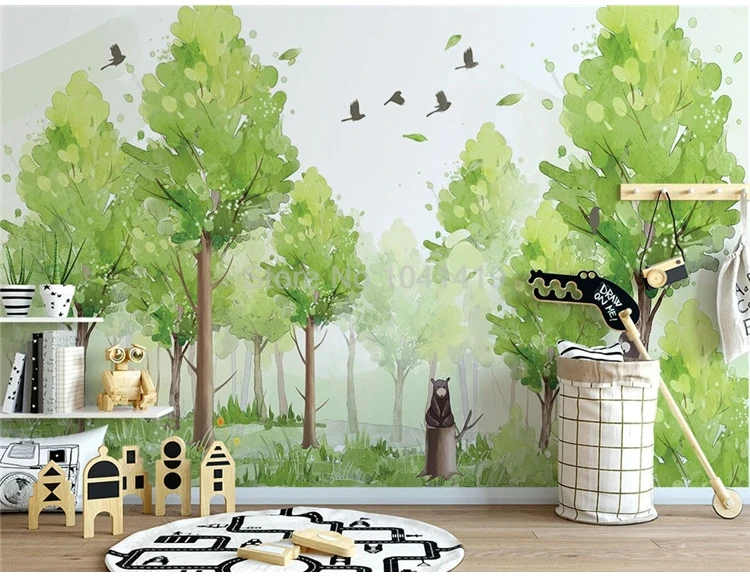 Pintura De Parede, quarto infantil, jardim de infância Fresco