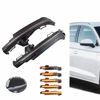 

For Audi Q5 FY 2018 2019 Q7 4M 2016 2017 Dynamic Blinker LED Turn Signal Side Mirror Lights indicator