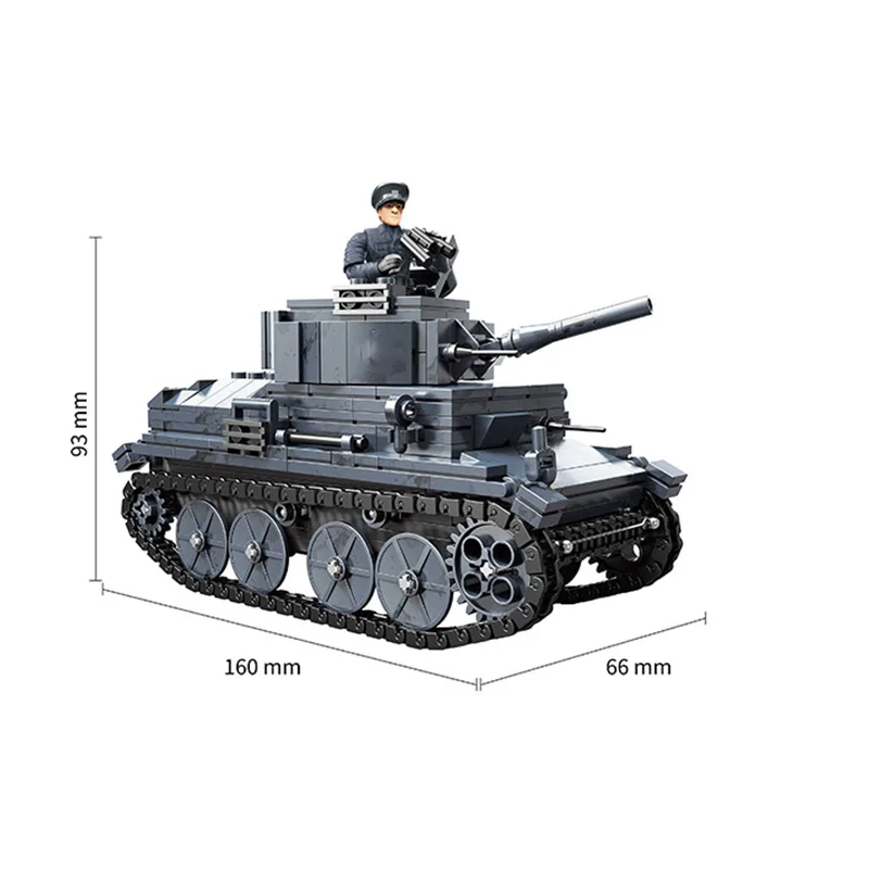 Вторая мировая война Военная серия PzKpfw 38 (t) немецкая модель светового танка