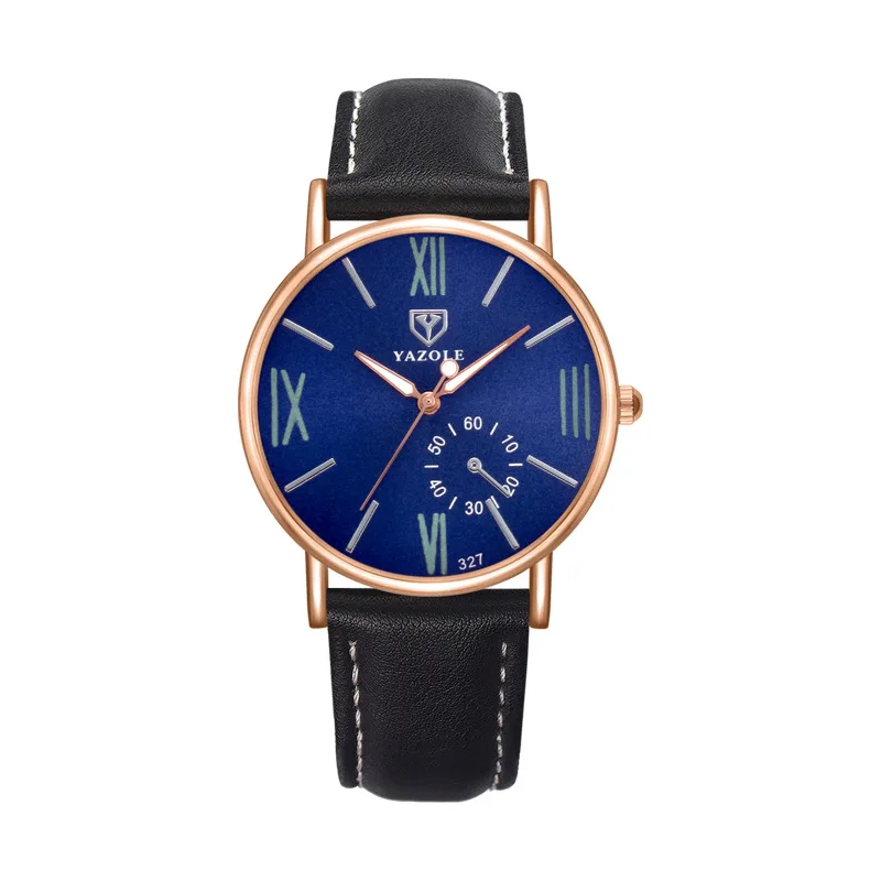 blue black YOZALE парные часы, бренд, подарок для влюбленных, часы унисекс, кварцевые часы, модные водонепроницаемые наручные часы - Цвет: blue black