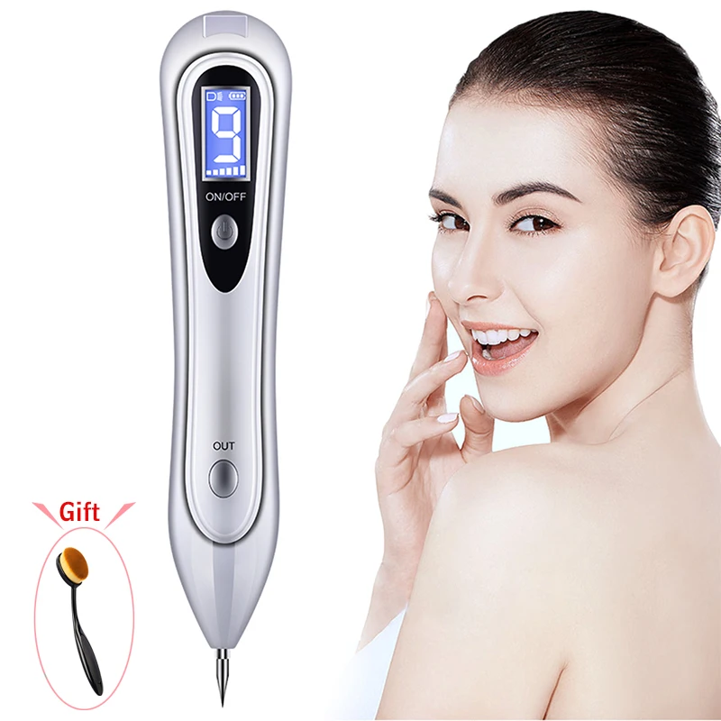 

Newest Laser Plasma Pen Mole Removal Dark Spot Remover LCD Skin Care Point Pen Skin Wart Tag Tattoo Removal Tool Beauty Care
