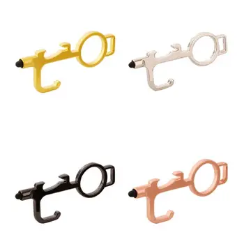 

Door Opener Contactless Safety Protection Non-Contact Press Button keychain E65F