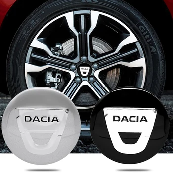 

Car styling 4pcs 56mm for Dacia Emblem badge Wheel Center Hub Cap Cover Sticker for Dacia Duster Logan Sandero Lodgy Accessories