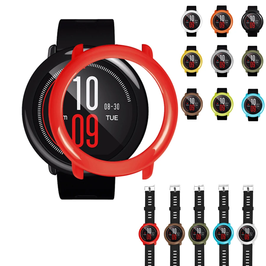 Чехол из поликарбоната для часов Xiaomi Huami Amazfit Pace защитная рамка защитный чехол