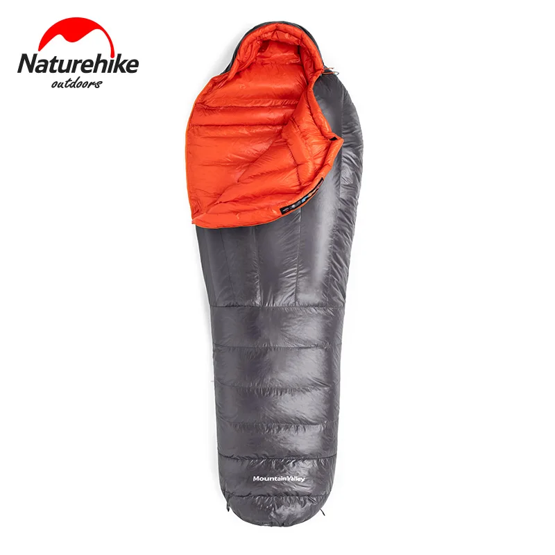 Free Shipping  Naturehike Winter Goose Down Mummy Keep Warm Sleeping Bag Restriction Comfort Temperature -32℃ -4℃ 