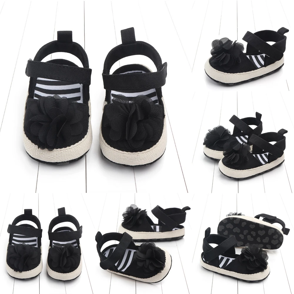 Модная обувь Neugeborenes kind syauglingsbaby-myadchen-nette Blumen-Sandale-Sommerkrippe-Schuhe; Летняя детская обувь