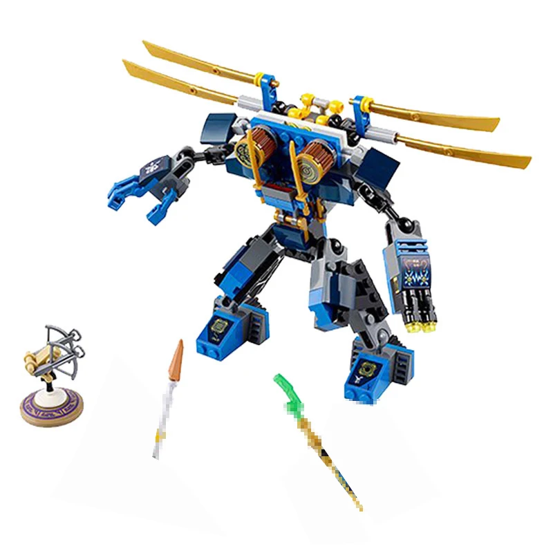

Electron Mech Ninja Series Building Blocks Toy For Children Figures Compatible With Ninja Common Bricks Kits DIY Assembly Model
