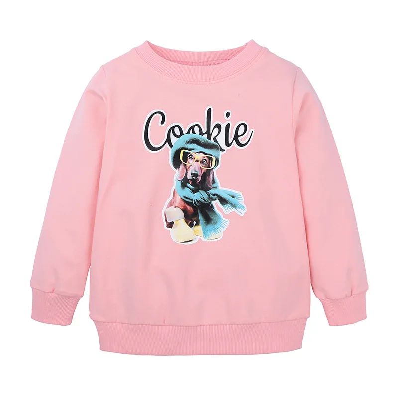 Baby Boys Girls T-shirt Animal Dog Print Sweatshirts Child Clothes Long Sleeve Tops Autumn Spring Infant Toddler Clothing Blouse - Цвет: Color 3