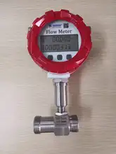 Water Flow Meter Turbine Flowmeter Sensor Liquid Gasoline Milk Methanol Alcohol Pulse 4-20mA RS485 Digital Dispaly