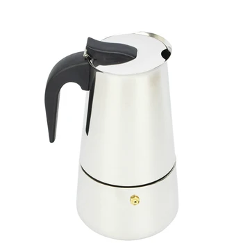 

High Quality 2/4/6/9 Cups Stainless Steel Coffee Maker Moka Pot Espresso Cups Latte Percolator Stove Top Espresso Pot