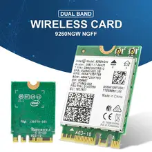 1,73 Гбит/с Беспроводной 9260NGW NGFF сети Micro TF карты Dual Band Беспроводной беспроводной карты Bluetooth 5,0 для ноутбука