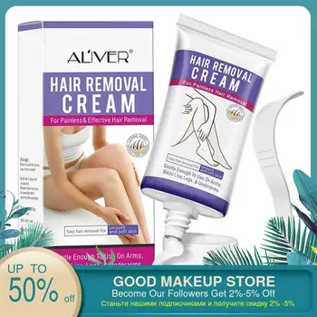 

50ml Hair Removal Cream Natural Painless Spray Hair Growth Inhibitor Painless Depilatory for Leg Body Armpit Hands Depilation