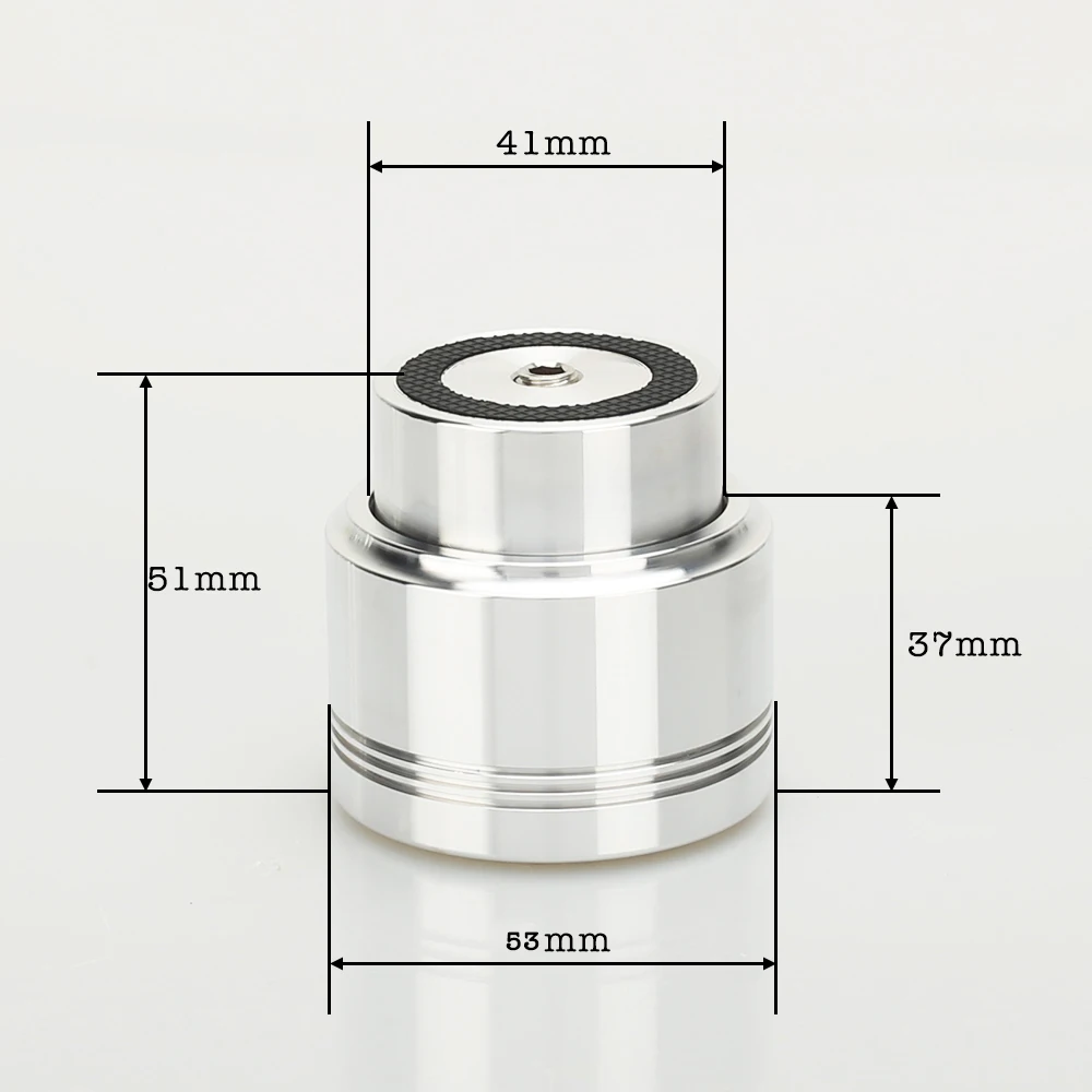 53X51MM Aluminum alloy Maglev Float Speaker Spike Amp Stand Base Feet HIFI | Электроника