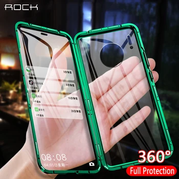 

Rock 360 Protective Magnetic Case For Huawei Mate 30 Pro 20 Lite 20X Shockproof Metal Bumber Case For Huawei P30 Pro P20 Lite