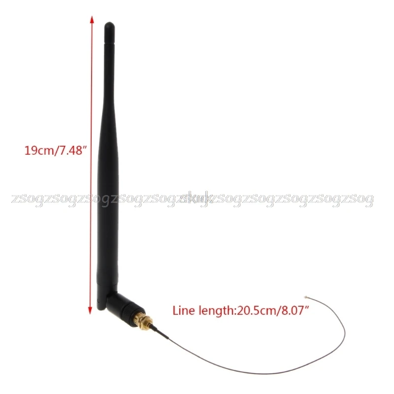 5dBi Двухдиапазонная WiFi антенна+ IPX косичка кабель для M.2 беспроводная карта WLAN/3g/4G WiFi антенна JUN09 Прямая поставка