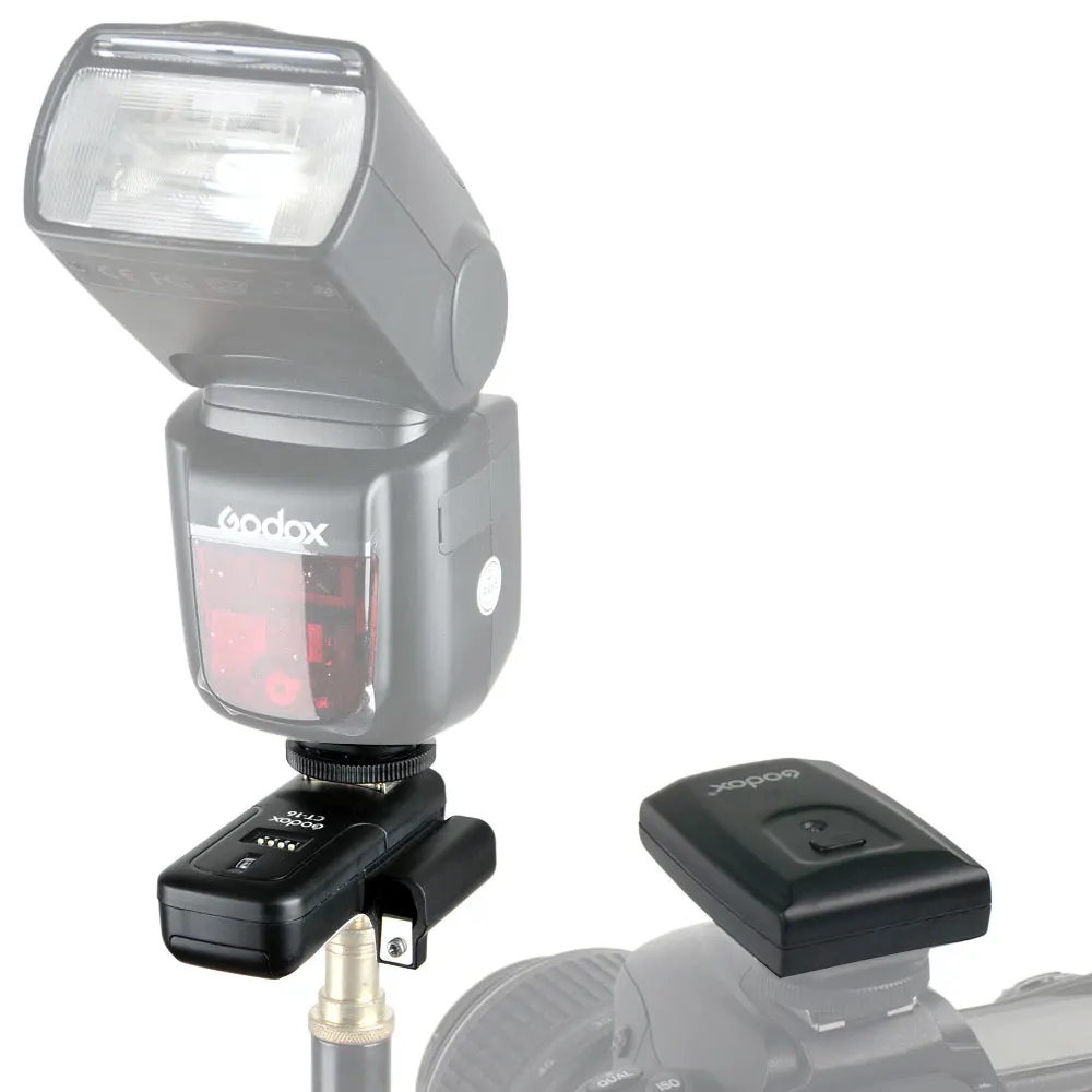 Godox CT-16 16 Channels Wireless Radio Flash Trigger Transmitter + Receiver Set for Canon Nikon Pentax Studio Flash