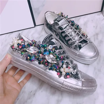 

JELLYFOND Women Vulcanized Shoes Fashion Sneakers Ladies Canvas Shoes Summer Trainers Black Basket Femme Casual basket femme