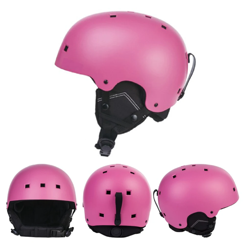 Зимний ветрозащитный Теплый Открытый Катание сноуборд катание на лыжах безопасность цельно-Формованный дышащий шлем Защитная крышка Size54-58/58-62